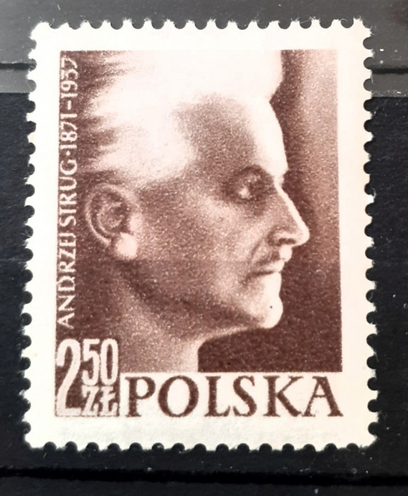 Polonia 1957 scriitor Tadeusz Galecki 1v mnh