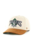 47 brand șapcă MLB New York Yankees culoarea bej, cu imprimeu, B-DMOND17GWP-NT