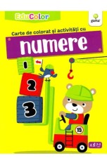 Carte de colorat si activitati cu numere - Gama