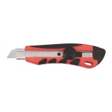 Cumpara ieftin Cutter din plastic cauciucat cu surub, rosu - negru