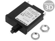 &Icirc;ntrerupător Supracurent 240VAC 28VDC 15A SPST IP40