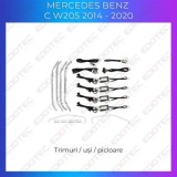 Lumini Ambientale trimuri usi picioare Mercedes C W205 GLC X253 control pe sistemul original sau telefon CarStore Technology