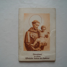 Devotiuni in cinstea Sfantului Anton de Padova (romano-catolica)