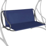 Husa din panza pentru leagan de gradina, sezut si spatar, 110x90cm, albastru Household NewTrend