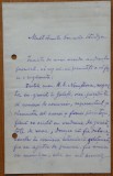 Scrisoare a scriitorului Ion Nenitescu din Galati catre Dimitrie Sturdza, 1895