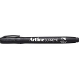 Permanent Marker Artline Supreme, Corp Plastic, Varf Rotund 1.0mm - Negru