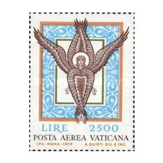 Vatican 1974 - posta aeriana, neuzata