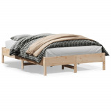 VidaXL Cadru de pat, 140x200 cm, lemn masiv de pin