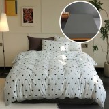 Lenjerie pat tricot bumbac 100 % cu husa-roma