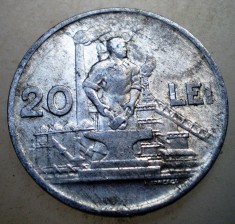 7.837 ROMANIA RPR 20 LEI 1951 foto