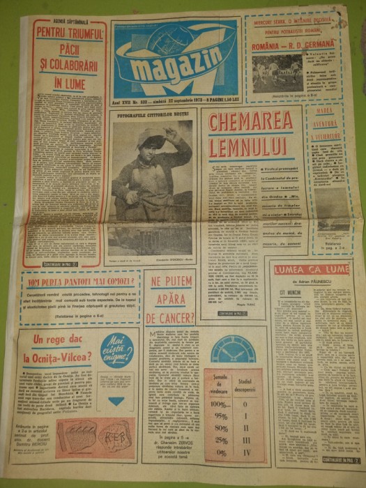 magazin 22 septembrie 1973-combinatul de prelucrare a lemnului oradea