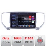 Navigatie Kia Sportage 2016-2018 Edotec Kit-567 8 core QLED 2K 16+512 360 Android Waze USB Navigatie Internet Youtube Radio CarStore Technology