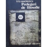 Prelegeri de filosofie - Titu Maiorescu ($M135)