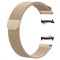 Curea tip Milanese Loop, adaptoare compatibile Samsung Gear Fit 2, Retro Gold