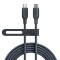 Cablu de date tipe-c la tipe-c, 240w, 1.8m, anker 543, black