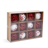 Set decor pentru brad - globuri - 6 cm - 12 buc / set Best CarHome, Oem