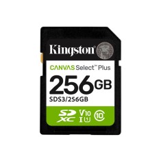 KINGSTON 256GB SDXC Canvas Select Plus Gen3 150MB s C10 UHS-I U1 V10