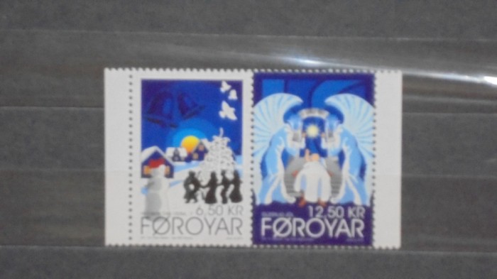 FOROYAR - 2012 - SARBATORI DE IARNA - MI 5 EURO - NESTAMPILATE.