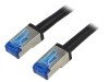 Cablu Patch S/FTP Cat6a 30m Negru, Logilink