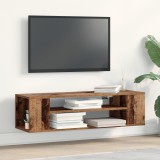 vidaXL Dulap TV de perete, lemn vechi, 100x30x26,5 cm, lemn prelucrat