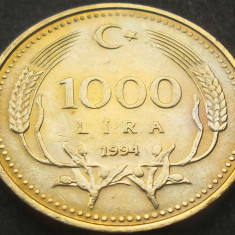 Moneda 1000 LIRE - TURCIA, anul 1994 * cod 1431 = A.UNC