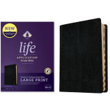NKJV Life Application Study Bible, Third Edition, Large Print (Red Letter, Bonded Leather, Black, Indexed)