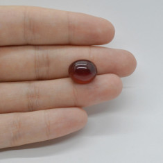 Cabochon granat hessonit 13x11x6mm c6