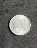 Moneda 20 filler 1968 Ungaria