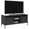 VidaXL Dulap TV, negru, 101,5x39x43,5 cm, oțel laminat la rece 851298