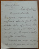 Scrisoare a lui Alexandru Em. Lahovary , diplomat roman si mason , Paris , 1911