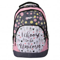 Rucsac fete I Choose to be Unicorn 15NF36, 30 x 16 x 45 cm, Multicolor foto