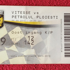 Bilet meci fotbal VITESSE ARNHEM - PETROLUL PLOIESTI (Europa League 08.08.2013)