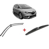 Cumpara ieftin Set 3 stergatoare RENAULT SCENIC IV (J9_) 2016 - 2022, pentru parbriz si luneta, Valeo Silencio