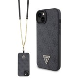 Guess - Crossbody 4G Metal Logo (GUHCP15SP4TDSCPK) - iPhone 15 - Black