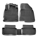 Cumpara ieftin Set Covorase Auto Cauciuc Umbrella Dacia Sandero III (2020-) Negru Impermeabile Bordura Inalta