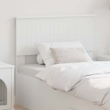 vidaXL Tăblie cap cu headboard Alb 90 cm Lemn compozit 888462