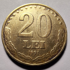 Moneda 20 lei 1991 (#3)