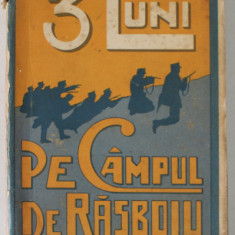 3 LUNI PE CAMPUL DE RAZBOIU de OCTAVIAN C. TASLAUANU , 1915