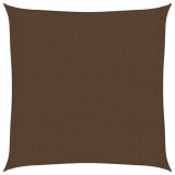 Cumpara ieftin Panza parasolar, maro, 3 x 3 m, HDPE, 160 g/m&sup2;