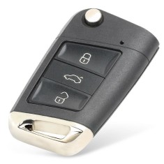 Cheie Auto Completa Techstar&reg; compatibila cu Volkswagen MQB, Golf MK7, T-Roc, Octavia, 3 Butoane, 434Mhz, HU167