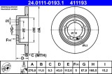 ATE 24.0111-0193.1 Disc frana