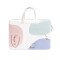Geanta office laptop, TAIKESEN LADY M1, Apple Macbook, diagonala maxim 14 inch, alb cu albastru