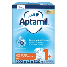 Lapte praf Aptamil NUTRI-BIOTIK 1+, 1.200 g, 1-2 ani, Nutricia