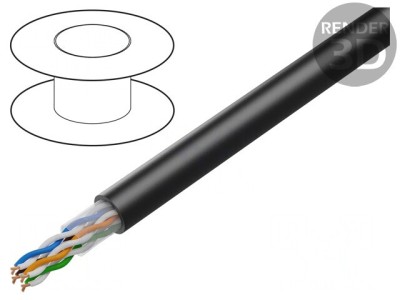Cablu Ethernet PVC 5e 24AWG foto