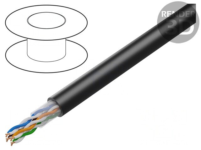 Cablu Ethernet PVC 5e 24AWG