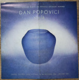 Pliant expozitie sticla de Dan Popovici 1987