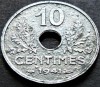 Moneda istorica 10 CENTIMES - FRANTA, anul 1941 *cod 3705 = DEPUNERE BULE ZINC, Europa