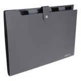 Servietă pentru documente cu 7 compartimente, Neagră, 33x24,5 cm, CMCLASS