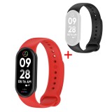 Cumpara ieftin Bratara Smart Fitness Tracker, Emeszon&reg;, Oximetru, Pedometru, Cardio, Calorii, Apeluri, Mesaje, M8 + Bonus Curea Albastra, rosu