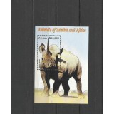 ZAMBIA 2005 FAUNA ANIMALE SALBATICE RINOCERI